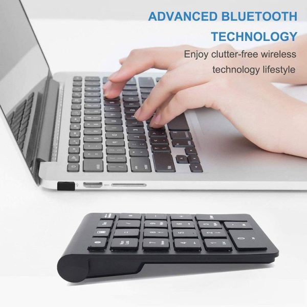 BT304 22 Keys Laptop Mini Wireless Keyboard, Spec: 2.4G (Gold) - Image 6