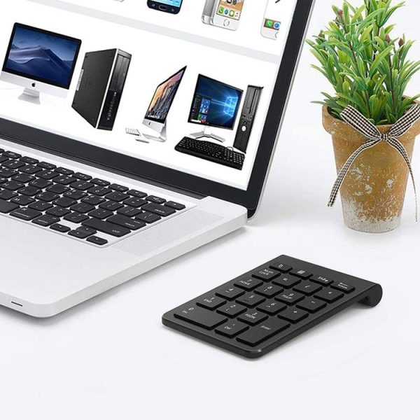 BT304 22 Keys Laptop Mini Wireless Keyboard, Spec: 2.4G (Gold) - Image 7