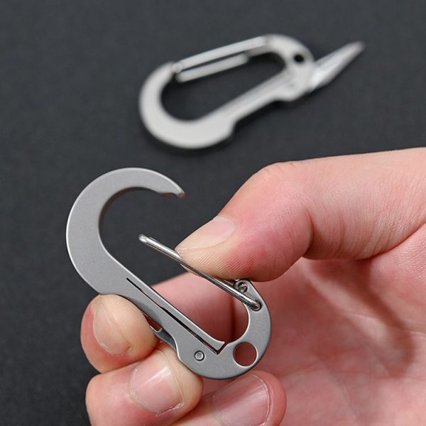 Titanium Alloy Keychain Small Knife Mini EDC Portable Unpacking Knife - Image 3