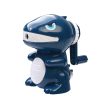 Cartoon Hand-cranked Automatic Pencil Sharpener, Style: Little Dinosaur (Dark Blue)
