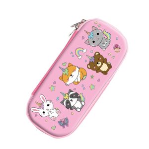 S-888 Elementary School Cartoon EVA Pencil Case Anti-fall Stationery Box, Style: (Plane zoo)