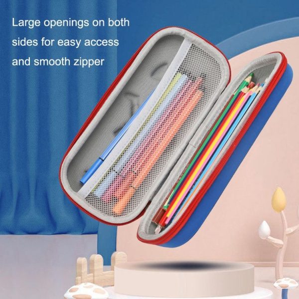 S-888 Elementary School Cartoon EVA Pencil Case Anti-fall Stationery Box, Style: (Plane zoo) - Image 4