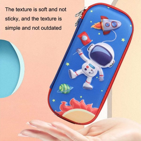 S-888 Elementary School Cartoon EVA Pencil Case Anti-fall Stationery Box, Style: (Plane zoo) - Image 6