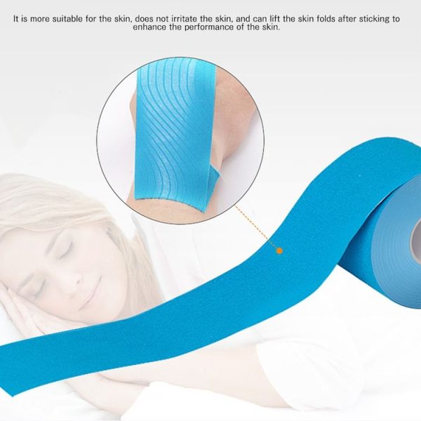 3 PCS Muscle Tape Physiotherapy Sports Tape Basketball Knee Bandage, Size: 2.5cm x 5m (Skin Color) - Image 6