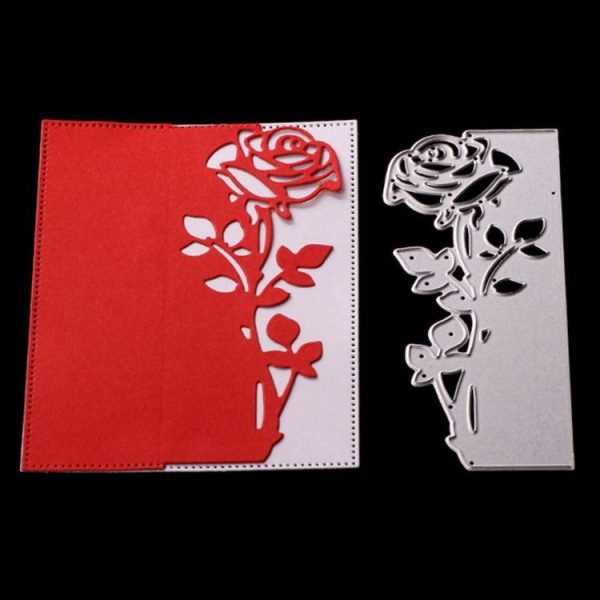 Rose Lace Cutting Knife Mold Metal Embossing DIY Knife Mold