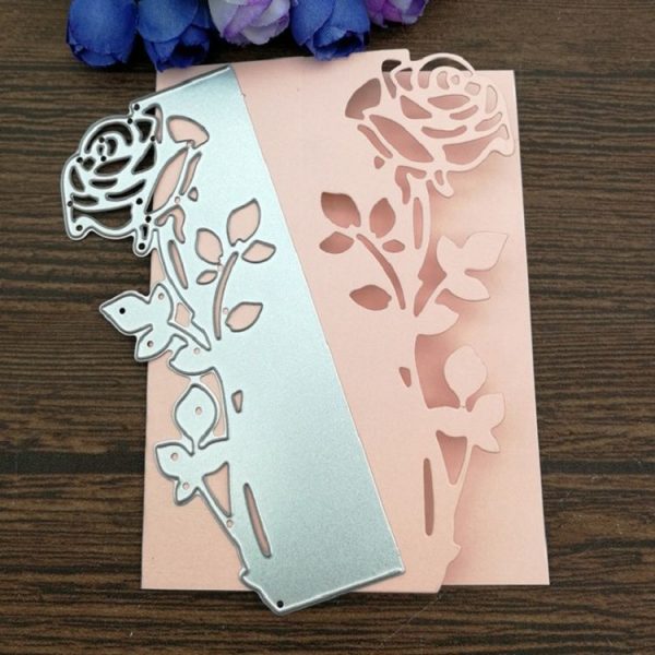 Rose Lace Cutting Knife Mold Metal Embossing DIY Knife Mold - Image 4