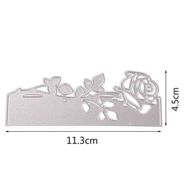 Rose Lace Cutting Knife Mold Metal Embossing DIY Knife Mold - Image 5