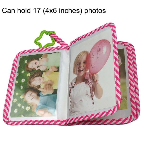 Baby Growth Memorial Cloth Photo Album With Mirror (Green) - Image 5