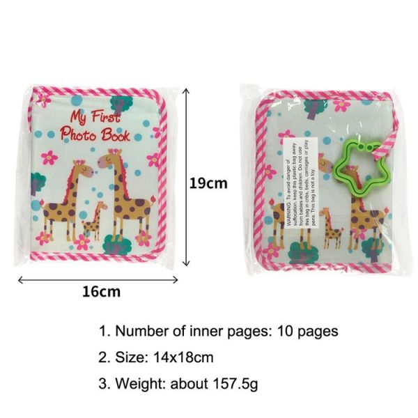 Baby Growth Memorial Cloth Photo Album With Mirror (Green) - Image 6