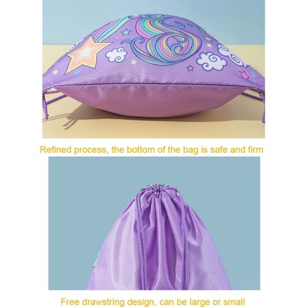 Swimming Bag Dry and Wet Separation Storage Bag Waterproof Beach Backpack, Color: Ferry Dinosaur - Image 5