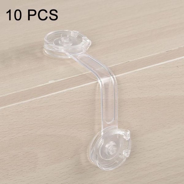 10 PCS / Pack Children Drawer Anti-opening Cabinet Door Refrigerator Safety Lock
