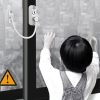 Children High-rise Anti-fall Safety Lock Window Push Limiter, Color: White - Image 6