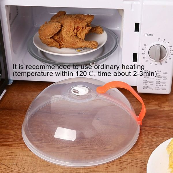 Microwave Oil-proof High Temperature Heating Cover Food Fresh-keeping Cover (26x10cm) - Image 5