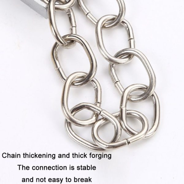 Punching Installation Protection Stainless Steel Window Limit Lock, Specification: A Type Silver - Image 5