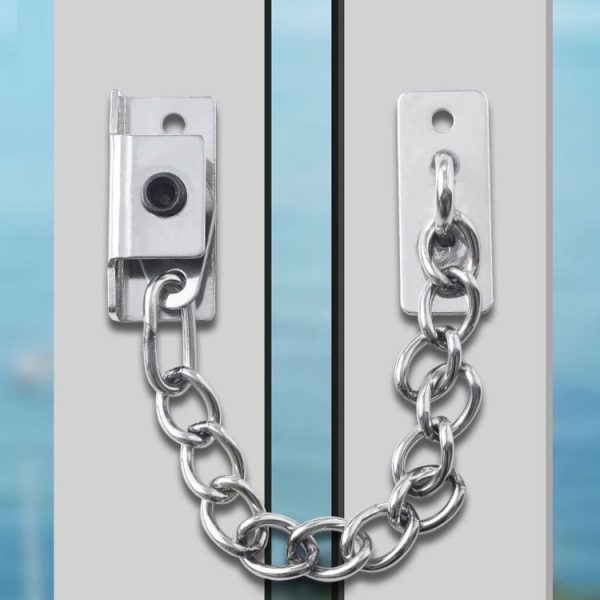 Punching Installation Protection Stainless Steel Window Limit Lock, Specification: A Type Silver - Image 6