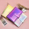 Laser Macaron Loose-leaf Notebook A6 Notepad Shell Without Inner Pages (Sky Blue) - Image 3