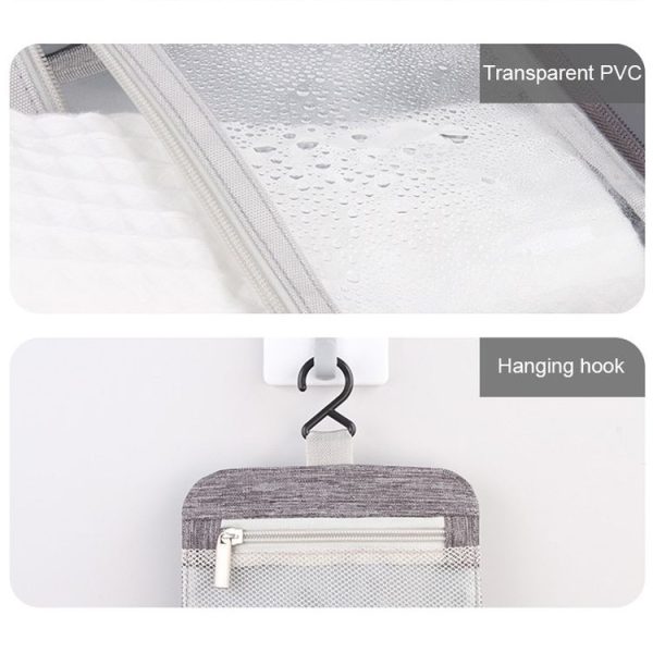 RH261 Foldable Travel Dry and Wet Separation Washing Bag (Wine Red) - Image 6