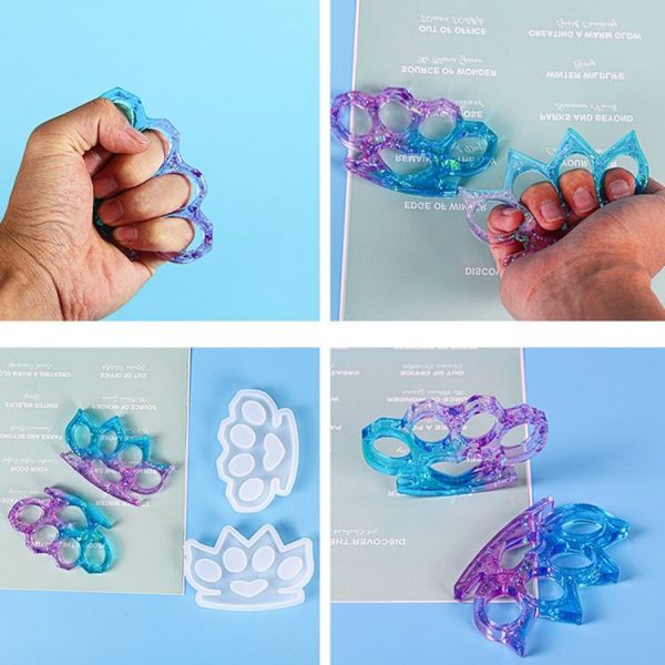 D650 DIY Drop Mold Defense Finger Tiger Silicone Mold (01) - Image 4
