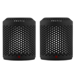 2 PCS Outer Cover Dust Filter for Dyson Hair Dryer HD01 / HD03 / HD08 (Black)