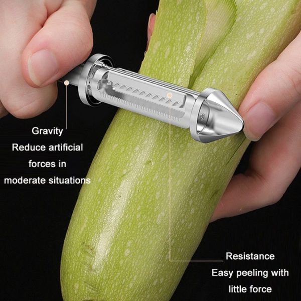 3 in 1 Multifunctional Stainless Steel Fruit Peeling Knife - Image 3