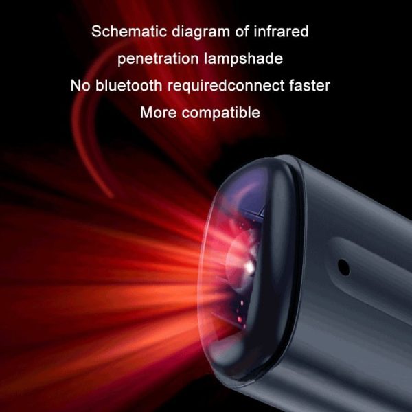 Ocrustar Capsule Mobile Phone Infrared Universal Remote Control, Color: 8 Pin (Purple) - Image 5