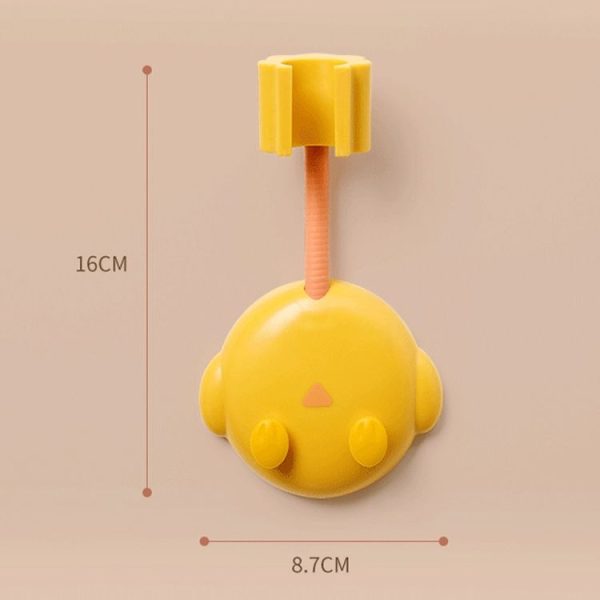 JM049 Cartoon Shower Rack Universal Adjustment Shower Base Fixed Device (Green) - Image 3