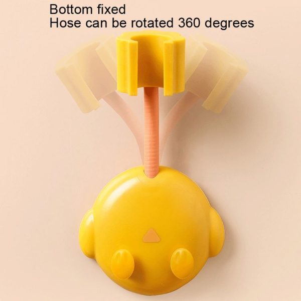 JM049 Cartoon Shower Rack Universal Adjustment Shower Base Fixed Device (Green) - Image 4