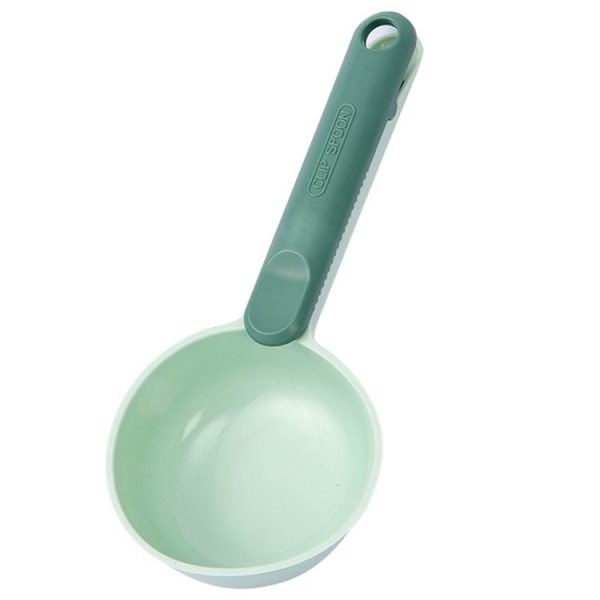 Kitchen Home Scooped Rice Spoon Simple Large Capacity Scoop Spoon (Green)