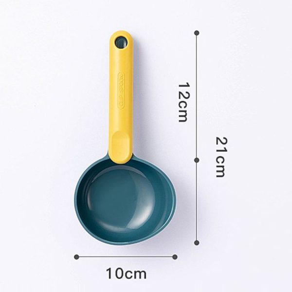 Kitchen Home Scooped Rice Spoon Simple Large Capacity Scoop Spoon (Green) - Image 2