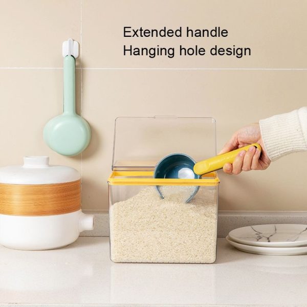 Kitchen Home Scooped Rice Spoon Simple Large Capacity Scoop Spoon (Green) - Image 5