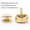 N2 Polished Metal Running Fidget Spinner Decompression Toys, Style: Brass - Image 5
