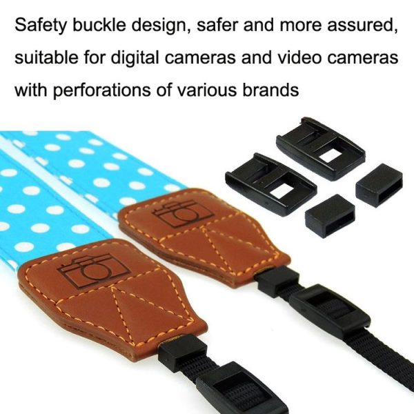 Multi-color Shoulder Neck Strap SLR Retro Camera Shoulder Strap (Black) - Image 4