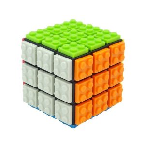 FX7780 Building Magic Cube Assembled Children Educational Early Education Toys (Black Bottom)