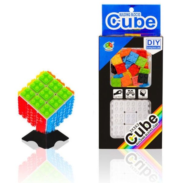 FX7780 Building Magic Cube Assembled Children Educational Early Education Toys (Black Bottom) - Image 6