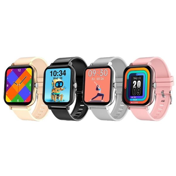 S12 Smart Watch Heart Rate Weather Blood Pressure Meter Movement Bracelet (Pink) - Image 2