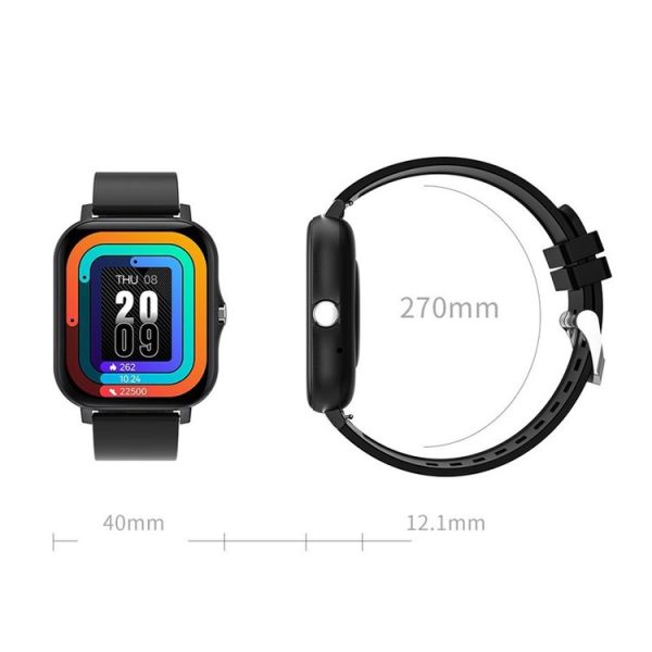S12 Smart Watch Heart Rate Weather Blood Pressure Meter Movement Bracelet (Pink) - Image 3