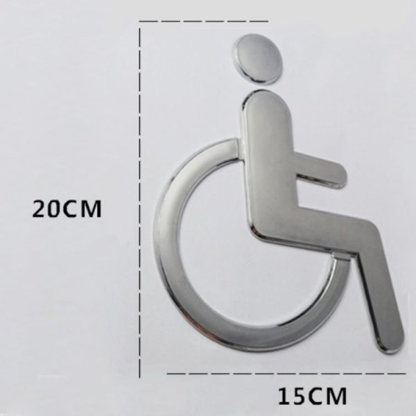 Disabled Toilet Signs Prompts Signs Wall Stickers - Image 4