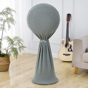 Round Elasticity Fan Dust Cover Household Use Fabric Fan Protective Cover, Size: 110x45cm (Green)