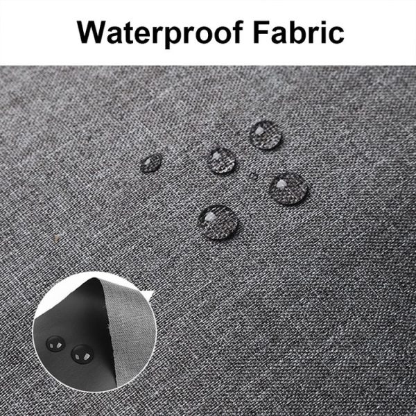 13552A Travel Waterproof Foldable Toiletry Bag Cosmetic Bag with Hook, Color: Black - Image 4