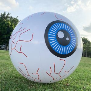Halloween Bar Haunted House Shopping Mall Inflatable Decoration, Size: 16 Inch Not Glowing Eyeball