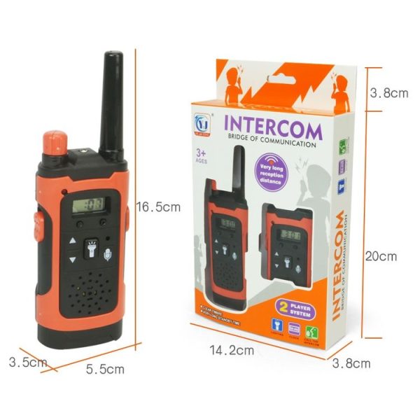 Children Walkie-talkie Remote Wireless Call Parent-child Interactive Toy Phone (Yellow) - Image 3