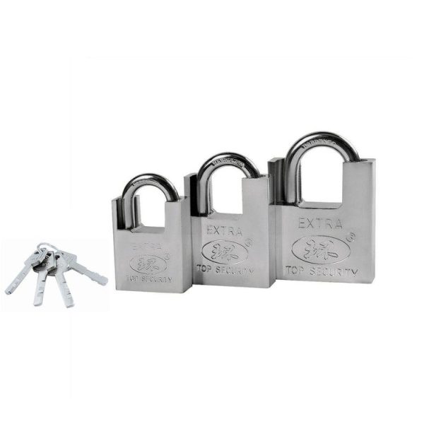 SIX-CYCLE Half-packed Blade Locks Anti-pick Locks, Size: 50mm (Independent Lock With 4 Keys) - Image 2