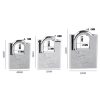 SIX-CYCLE Half-packed Blade Locks Anti-pick Locks, Size: 50mm (Independent Lock With 4 Keys) - Image 3