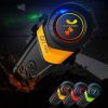Motorcycle Helmet Call Music Navigation Bluetooth Headset, Color: Red (Soft Pipe Microphone) - Image 2