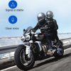 Motorcycle Helmet Call Music Navigation Bluetooth Headset, Color: Red (Soft Pipe Microphone) - Image 7