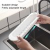 Disassembly With Towel Pole Telescopic Sink Rack (White) - Image 4