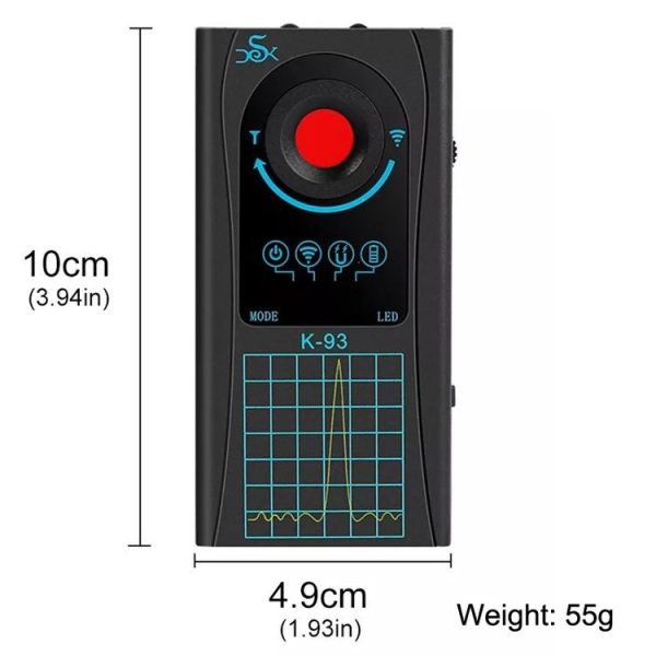 K93 Signal Detector GPS Anti-Location Camera Anti-Sneak Photo Detector - Image 3