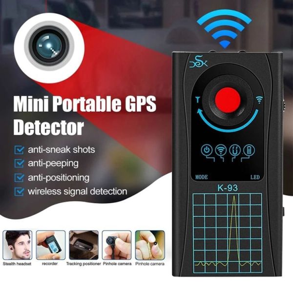 K93 Signal Detector GPS Anti-Location Camera Anti-Sneak Photo Detector - Image 5
