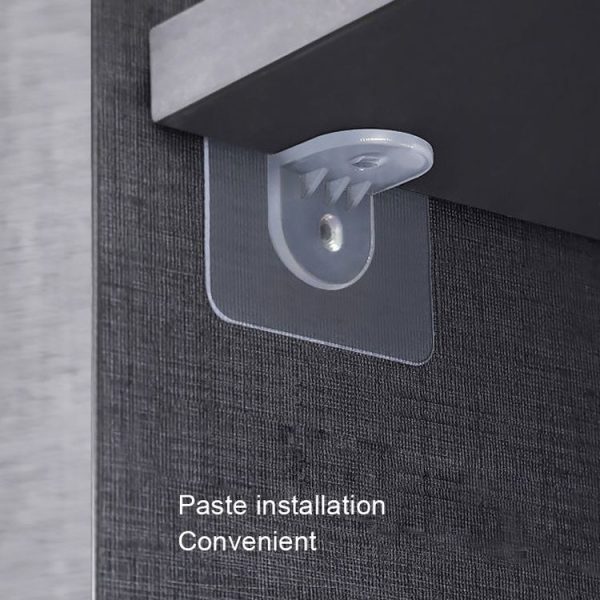 4pcs / Set Simple Firm Load Bearing Wardrobe Layered Partition Bracket, Size: Small 6cm - Image 3