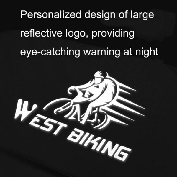 WEST BIKING YP0719301 Bicycle Dust Chain Cover Crankset Protective Cover (Black) - Image 4